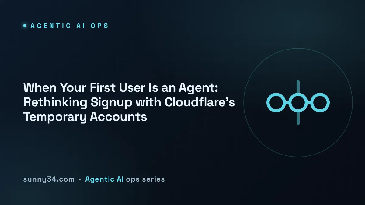 When Your First User Is an Agent: agent-first onboarding audit thumbnail