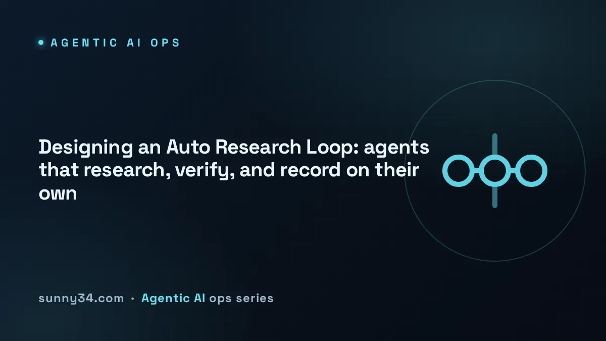 Designing an Auto Research Loop thumbnail