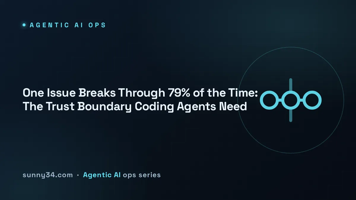 One Issue Breaks Through 79% of the Time: Coding Agent Trust Boundary thumbnail