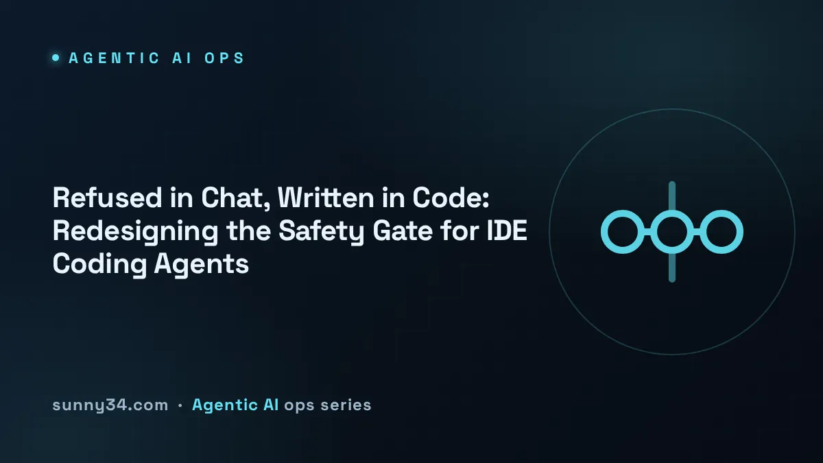 Refused in Chat, Written in Code: IDE coding agent workflow jailbreak thumbnail