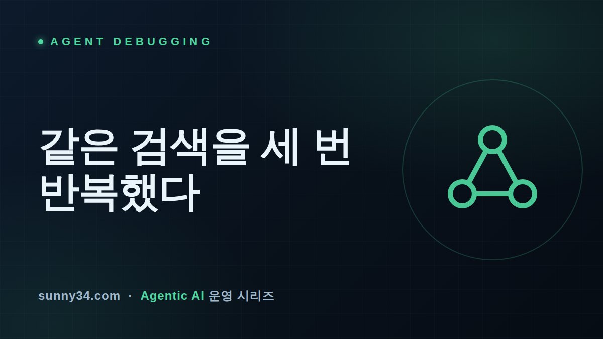 같은 검색을 세 번 반복했다: 멀티에이전트 장애를 스팬으로 좁히는 디버깅 로드맵 썸네일