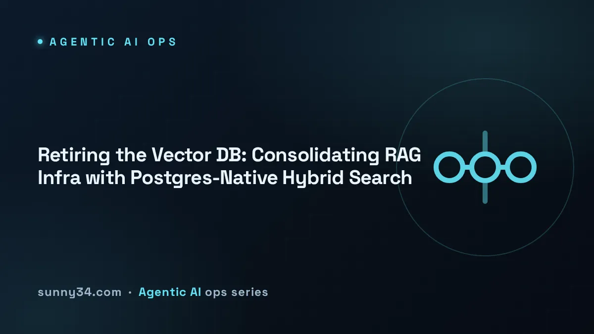 Retiring the Vector DB: Consolidating RAG Infra with Postgres-Native Hybrid Search thumbnail